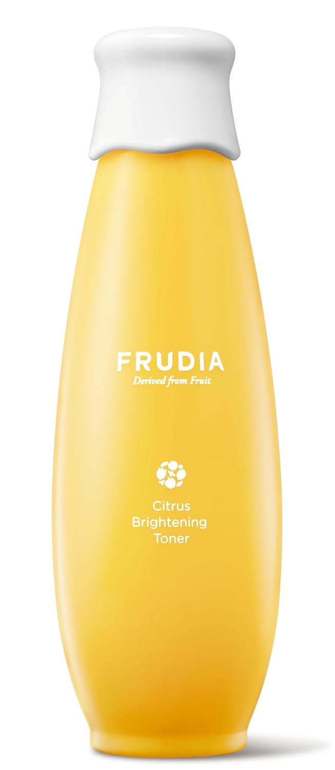 Frudia Citrus Brightening Face Toner (6.59 Fl Oz), Vitamin C Korean Toner With Mandarin Peel Extract, Vegan Vitamin C & Mela-Zero For Dark Spots & Radiance, And Sensitive Skin