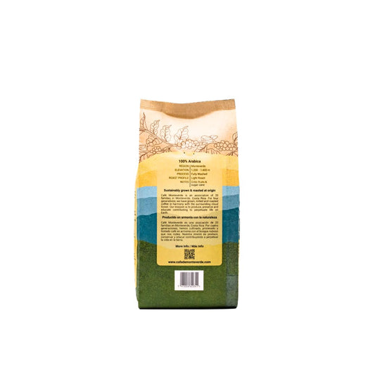 Cafe Monteverde Light Roast Coffee - Whole Bean - Single Origin Costa Rica Arabica Coffee