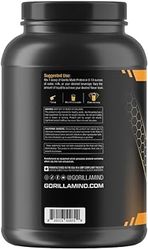 Gorilla Mode Premium Protein - Chocolate Peanut Butter / 24 Grams of Protein/Recover and Build Muscle (30 Servings)
