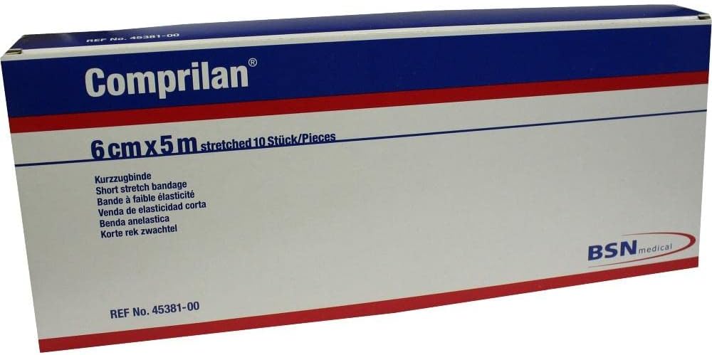Comprilan Short Stretch Bandage 6 Cm X 5 M Pack Of 10