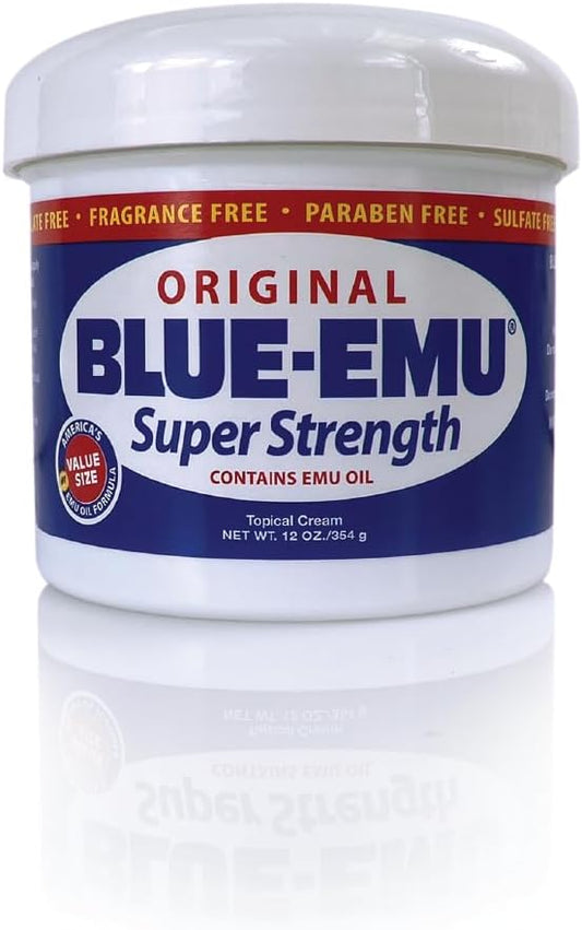 Blue Emu Muscle and Joint Deep Soothing Original Analgesic Cream, 1 Pack 12oz,00234