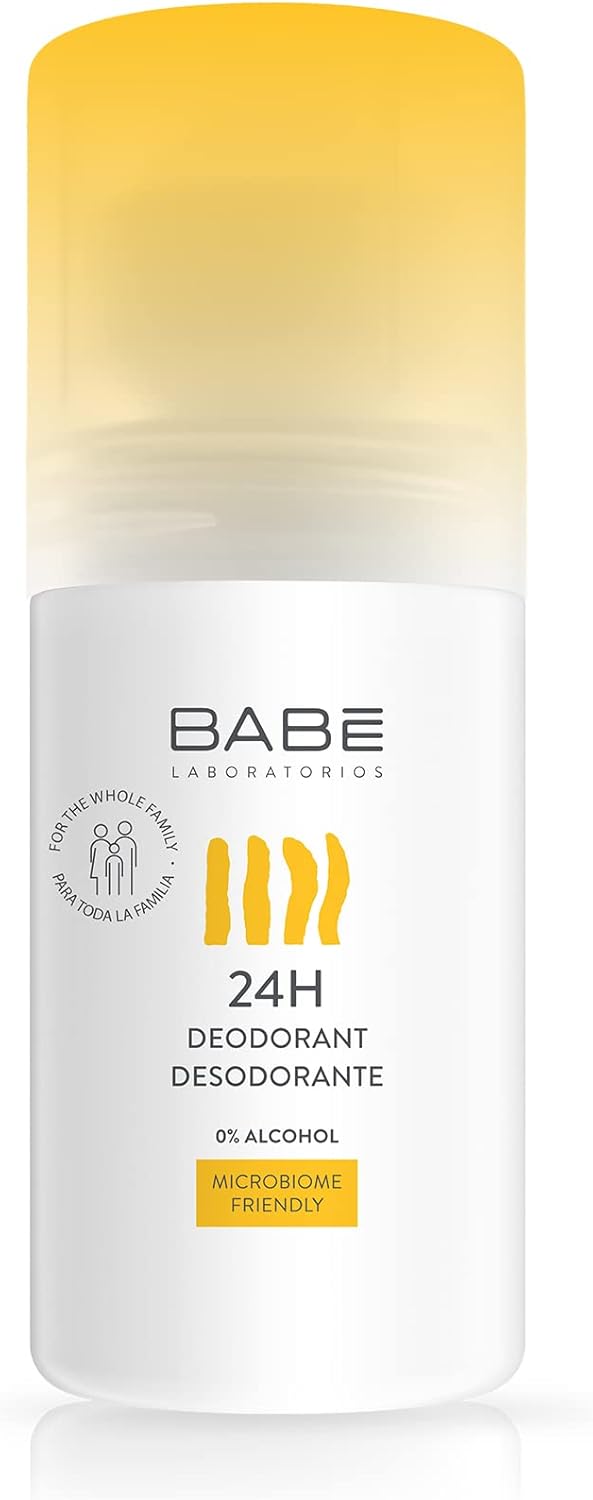 Laboratorios Babé 24H Deodorant | 0% Alcohol, Microbiome Friendly, White, 50Ml