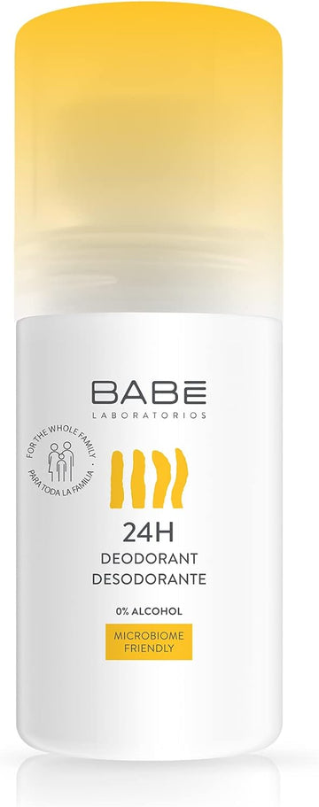 Laboratorios Babé 24H Deodorant | 0% Alcohol, Microbiome Friendly, White, 50Ml