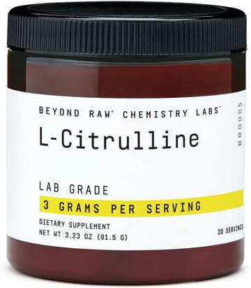 Beyond Raw Chemistry Labs L-Citrulline Powder | Supports Peak Performance | 30 Servings