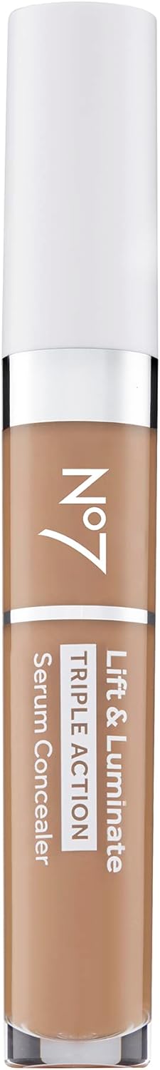 No7 Lift & Luminate Triple Action Concealer - Truely Medium - 8Ml - Pack Of 1 (Updated Packaging)