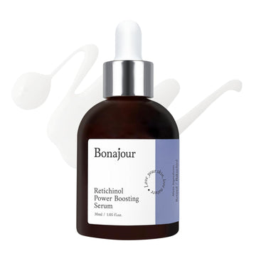 [Bonajour] Retichinol Power Boosting Serum With Retinol And Bakuchiol - Anti-Aging, Wrinkle Care, Enlarged Pores, Hyperpigmentation Improvement 1.05 Fl.Oz