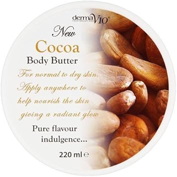 Derma V10 Cocoa Body Butter, 220Ml