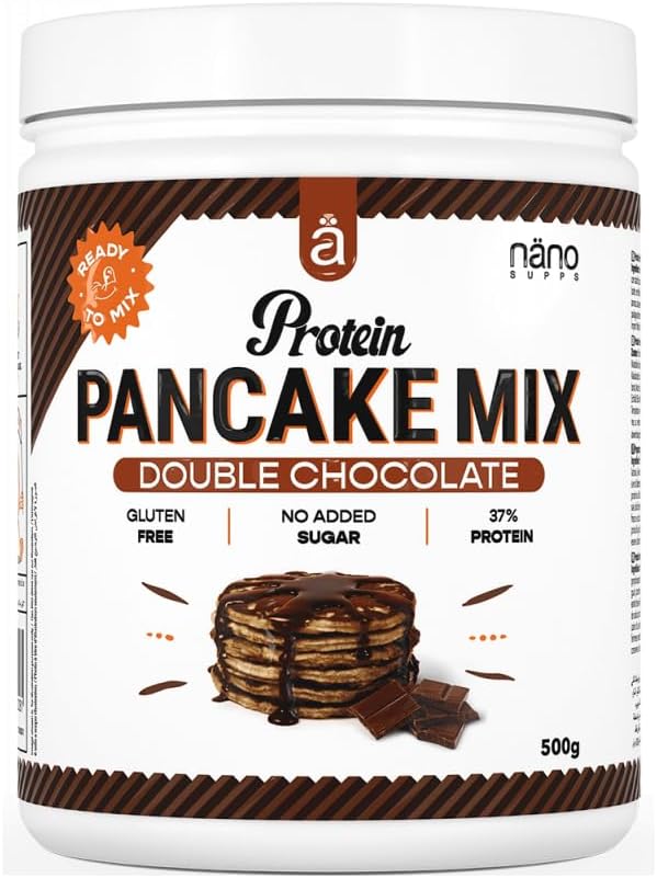 Nanosupps Protein Pancake Mix (500G) Frosted Cinnamon Roll - Functional Food - Protein-Rich Foods