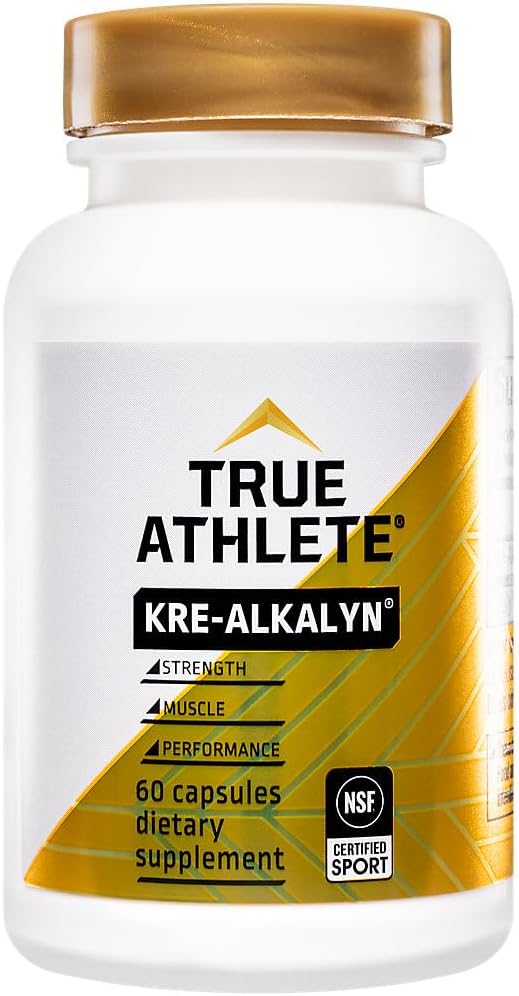 True Athlete Kre Alkalyn 1,500Mg - Helps Build Muscle, Gain Strength & Increase Performance, Buffered Creatine For Optimal Absorption - Nsf Certified For Sport (120 Capsules)