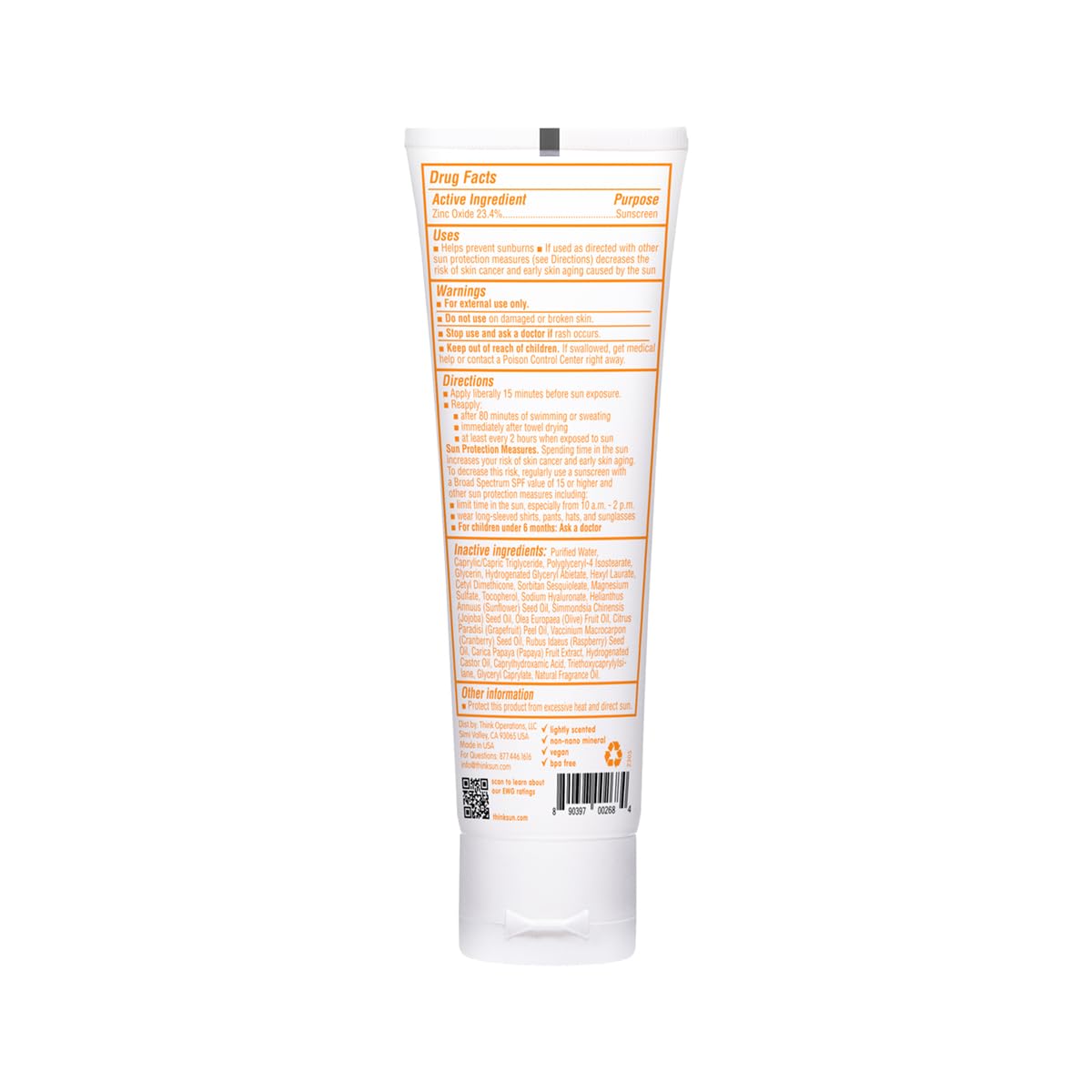 Thinkbaby Baby Sunscreen - Spf 50+ (3 Oz & 6 Oz) + Spf 30 Sunscreen Stick (0.64 Oz)