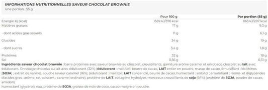 Nmo Protein Bar Choc Brownie 55G 8La