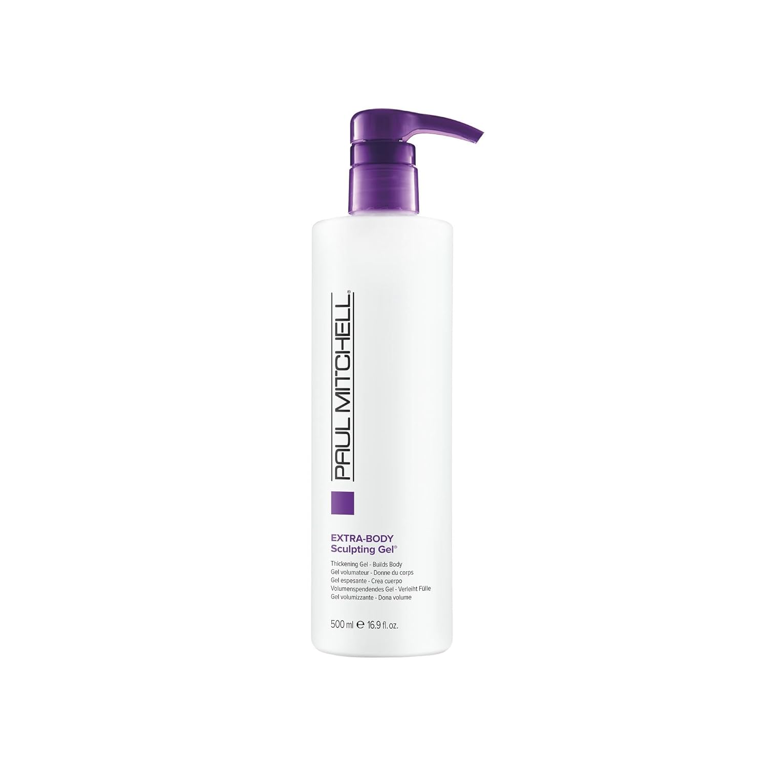 Paul Mitchell Extra-Body Sculpting Gel, Thickens + Builds Body, For Fine Hair, 16.9 Fl. Oz