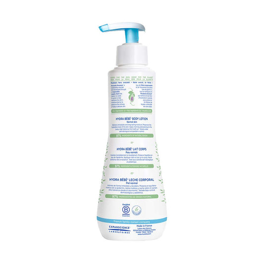 Mustela Hydra Bebe Body Lotion - Daily Moisturizing Baby Lotion With Natural Avocado, Jojoba & Sunflower Oil – Various Sizes
