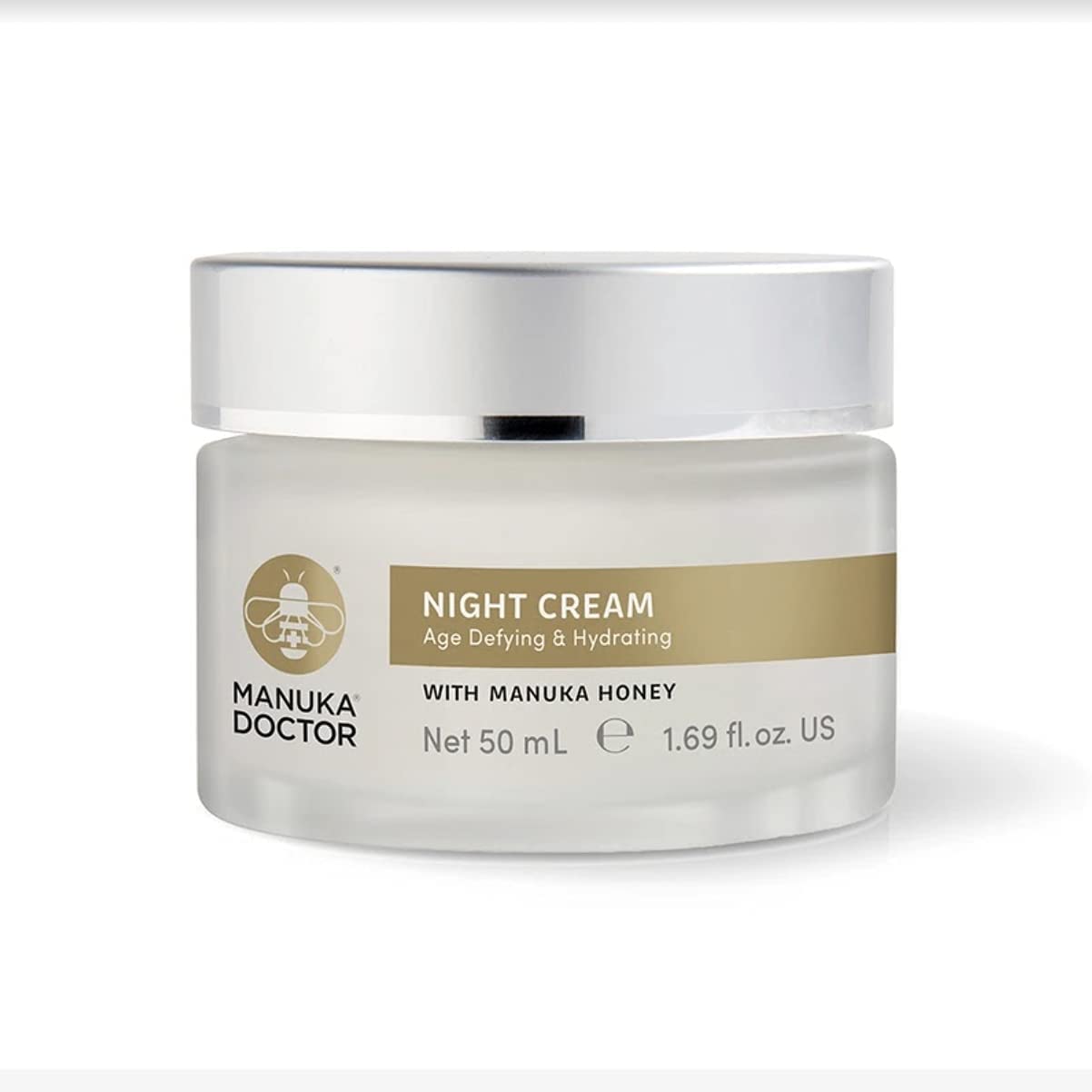 Manuka Doctor Night Cream - Age Defying And Hydrating Face Moisturizer With Manuka Honey, Firming, Helps Refine Fine Lines & Wrinkles (1.69 Fl Oz)