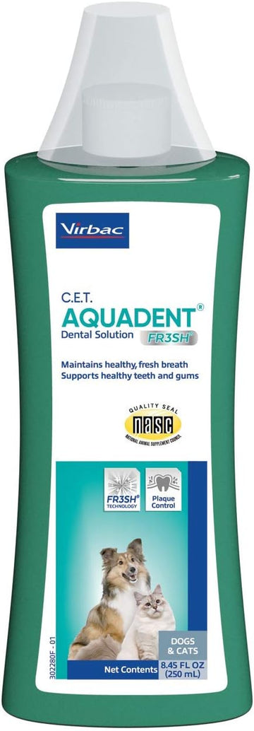 Virbac C.E.T. Aquadent Dental Solution for Dogs and Cats (250 ml)