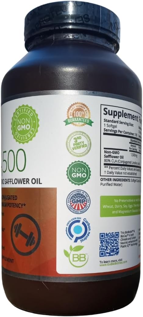 Buy Purity Labs Cla Supplements 4500Mg - Non-Gmo Safflower Oil - Supports Energy, Weight Loss, Heart Health, And Muscle Health - 180 Soft Gels On  Free Shipping On Qualified Orders