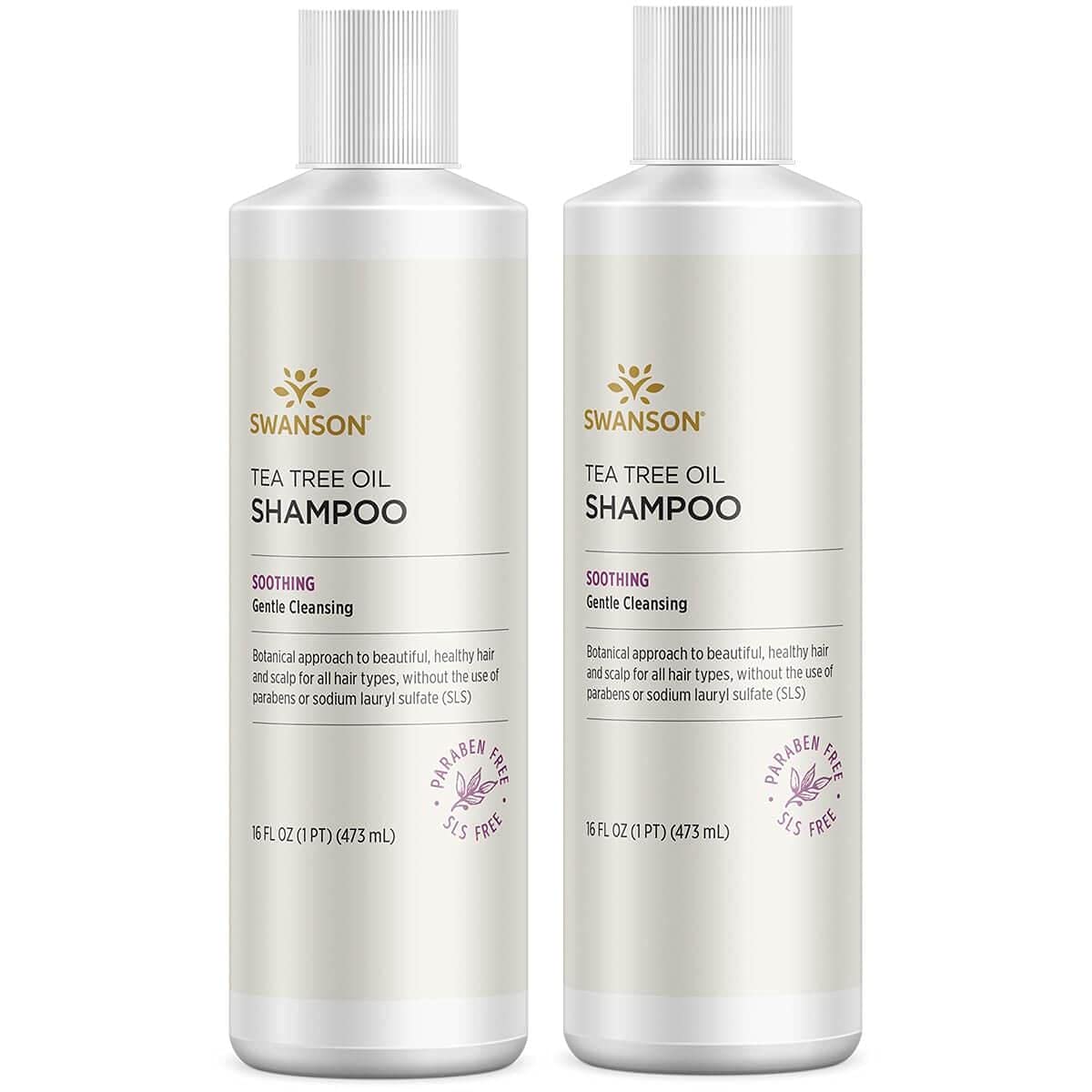 Swanson Tea Tree Oil Shampoo 16 Fl Ounce (1 Pt) (473 Ml) Liquid (2 Pack)