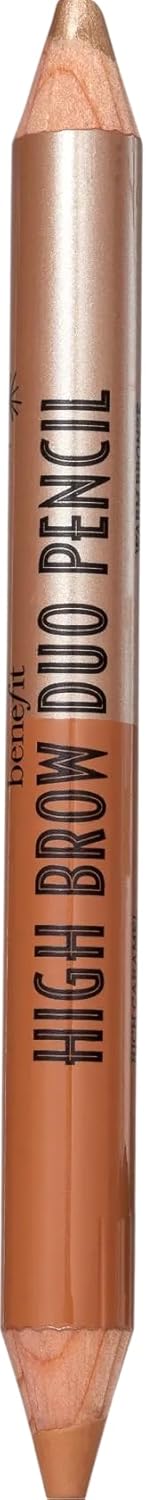 Benefit High Brow Duo Pencil - Rich Caramel (matte end) and Warm Bronze (shimmer end) - For Deep Skin Tones