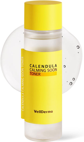 Wellderma Calendula Calming Soon Toner 5Oz 150Ml | Toner That Quickly Soothes The Skin With Calendula Ingredients