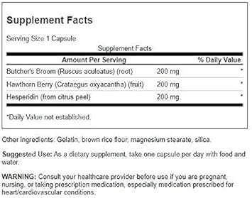 Swanson Full Spectrum Herbal Circulatory Care 60 Capsules