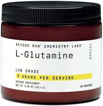 Beyond Raw Chemistry Labs L-Glutamine Powder | Supports Muscle Function | 30 Servings