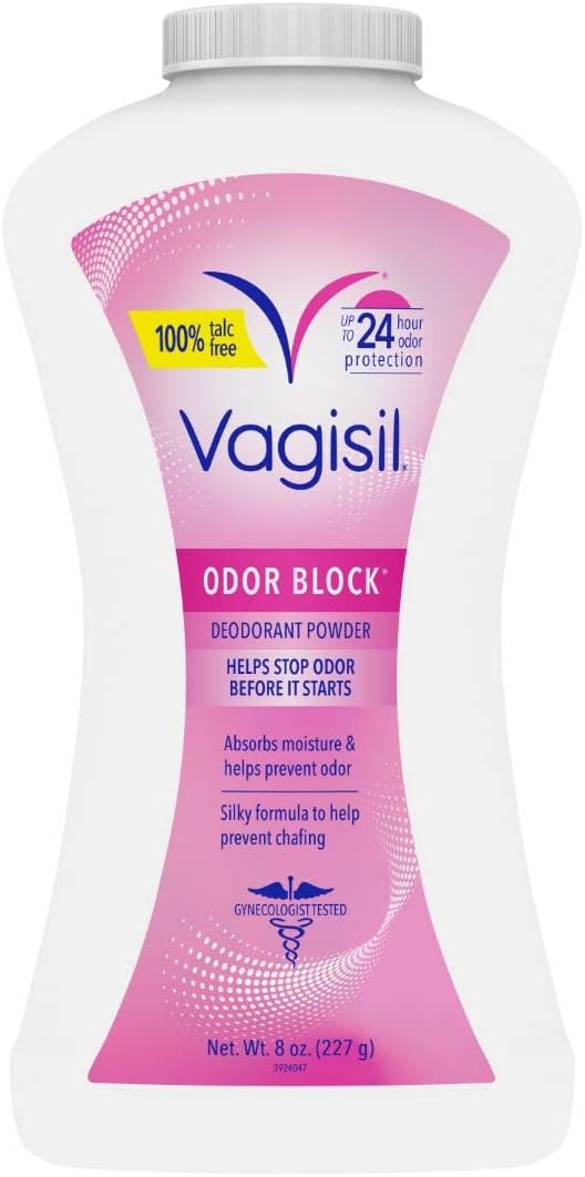 Summer's Eve Baby Powder Spray 3 Pack and Vagisil Odor Block Powder for Women, Helps Prevent Chafing, Talc-Free : Health & Household