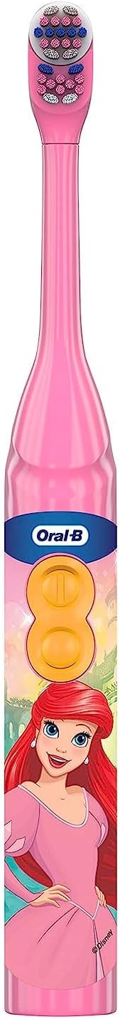 Oral-B Kid's Battery Toothbrush Featuring Disney's Little Mermaid, Soft Bristles, for Kids 3+ : Health & Household