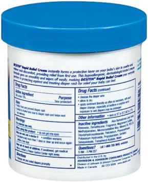 DESITIN Rapid Relief Creamy Jar, 16-Ounce (Pack of 4)