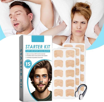 Anti-Snoring Magnetic Nasal Strips – Skin-Safe Nose Tape for Better Breathing, Sleep, and Sports Performance