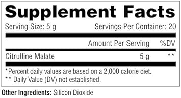 Metabolic Nutrition Citrulline, 100 Grams, Powder