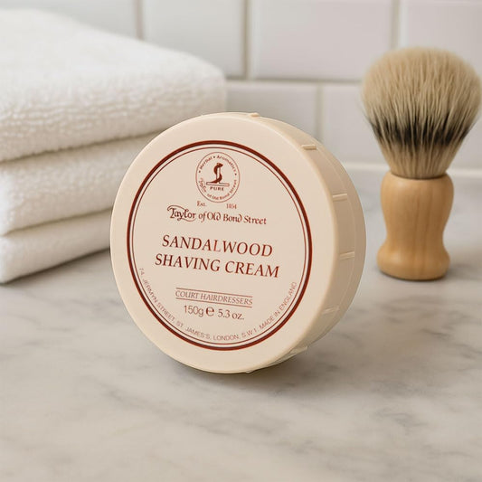 Taylor Of Old Bond Street Sandalwood Shaving Cream Bowl, 5.3-Ounce