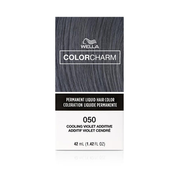 Colorcharm Permanent Liquid Hair Color For Gray Coverage| 050 Cooling Violet| 1.4 Fl Oz