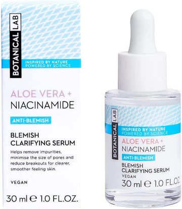 Botanical Lab, Niacinamide Blemish Clarifying Serum, Clear, Aloe Vera, 30 Ml