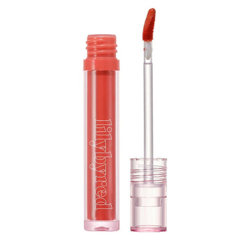 Lilybyred Glassy Layer Fixing Tint (01#Cheeky Peach) - Vibrant And Long-Lasting Lip Color With Glossy Finish, Versatile Lip Looks