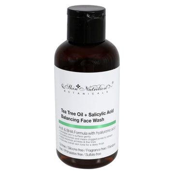 Skin Nutrition Botanicals Tea Tree Oil & Salicylic Acid Balancing Face Wash, 1 Oz