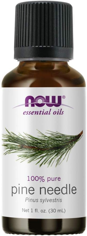 Now Essential Oils, Pine Needle Oil, Purifying Aromatherapy Scent, Steam Distilled, 100% Pure, Vegan, Child Resistant Cap, 1-Ounce