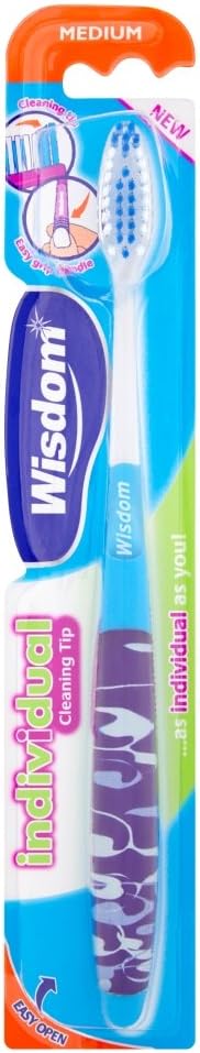 Wisdom Compact Individual Medium Toothbrush - Pack Of 2