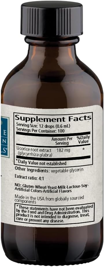 Wise Woman Herbals Licorice Root Solid Extract 4:1, Alcohol-Free, Herbal Digestive & Stomach Comfort, Adrenal Balance, Immune & Respiratory Support, Supports A Healthy Inflammatory Response, 8 Fl Oz