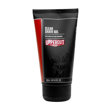 Uppercut Deluxe Clear Shave Gel, Cools And Comforts Skin For A Precise Shave, Lightweight And Hydrating Formula, Ideal For Normal And Oily Skin, 4 Fl. Oz / 120Ml