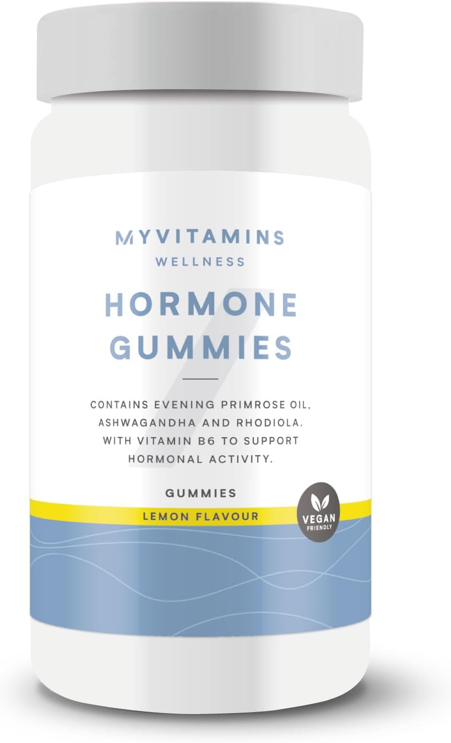 Myprotein Hormone Gummies - Vitamin B6, Ashwagandha & Rhodiola For Hormonal Balance - Vegan-Friendly & Delicious Lemon Flavor - 60 - Supports Emotional Wellbeing, Immune Health & Fatigue Reduction