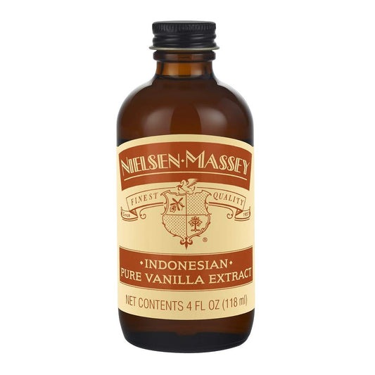 Nielsen-Massey Indonesian Pure Vanilla Extract For Baking And Cooking, 4 Ounce Bottle