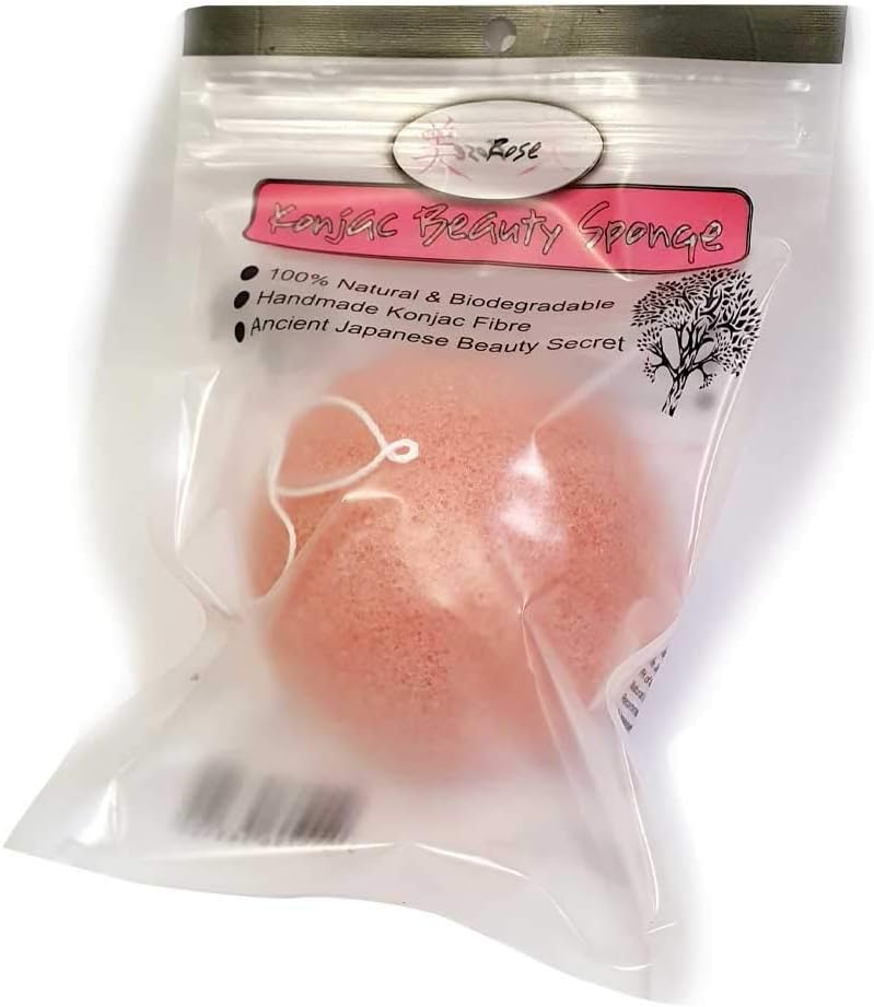 Konjac Sponge With Vitamins & Minerals Gentle Face Exfoliator