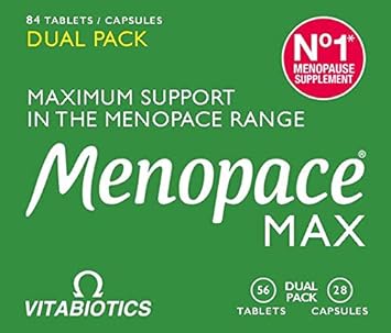 Menopace by Vitabiotics Max Capsules & Tablets x 84 : Health & Household