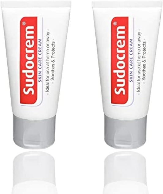 2 X 30G Sudocrem Skin Care Cream Tube - Double Pack, That Is Two Tubes Of 30G Each - Very Versatile Cream, Suitable For General Skin Care, Irritations, Spots, Rashes And Sores - Also Excellent For Baby Nappy Care