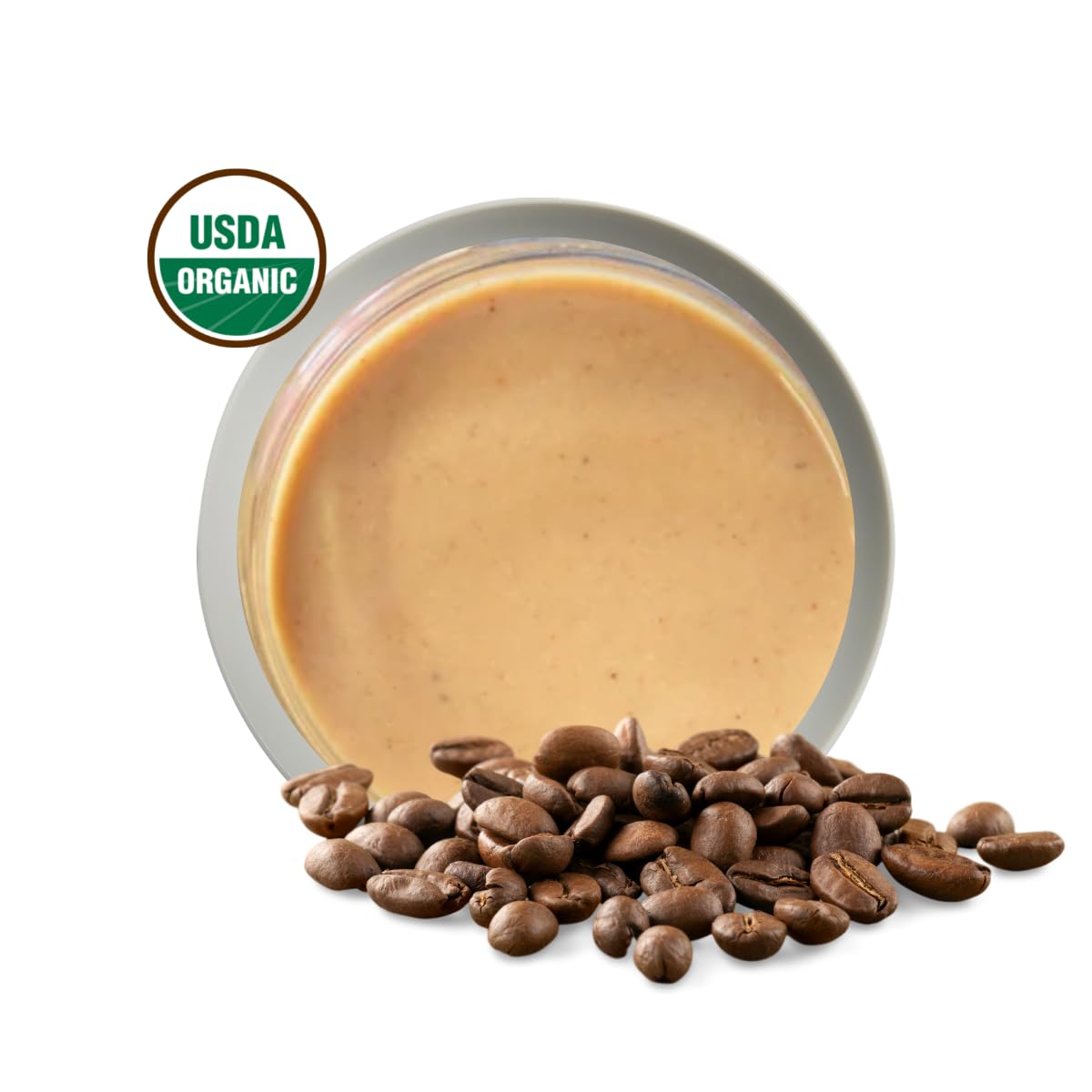 3 Lbs Coffee Bean Butter- Usda Certified Organic Cold Pressed Unrefined From Brazilian Coffee Beans