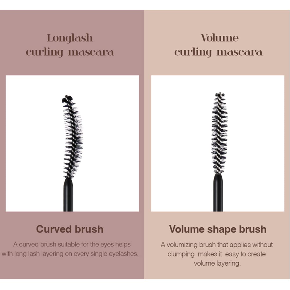 Mude Volume Curling Mascara (01 Black)