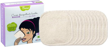 Les Tendances D'Emma Collection Eco Belle Washable Pads To Remove Make-Up 10 Ecru Pads