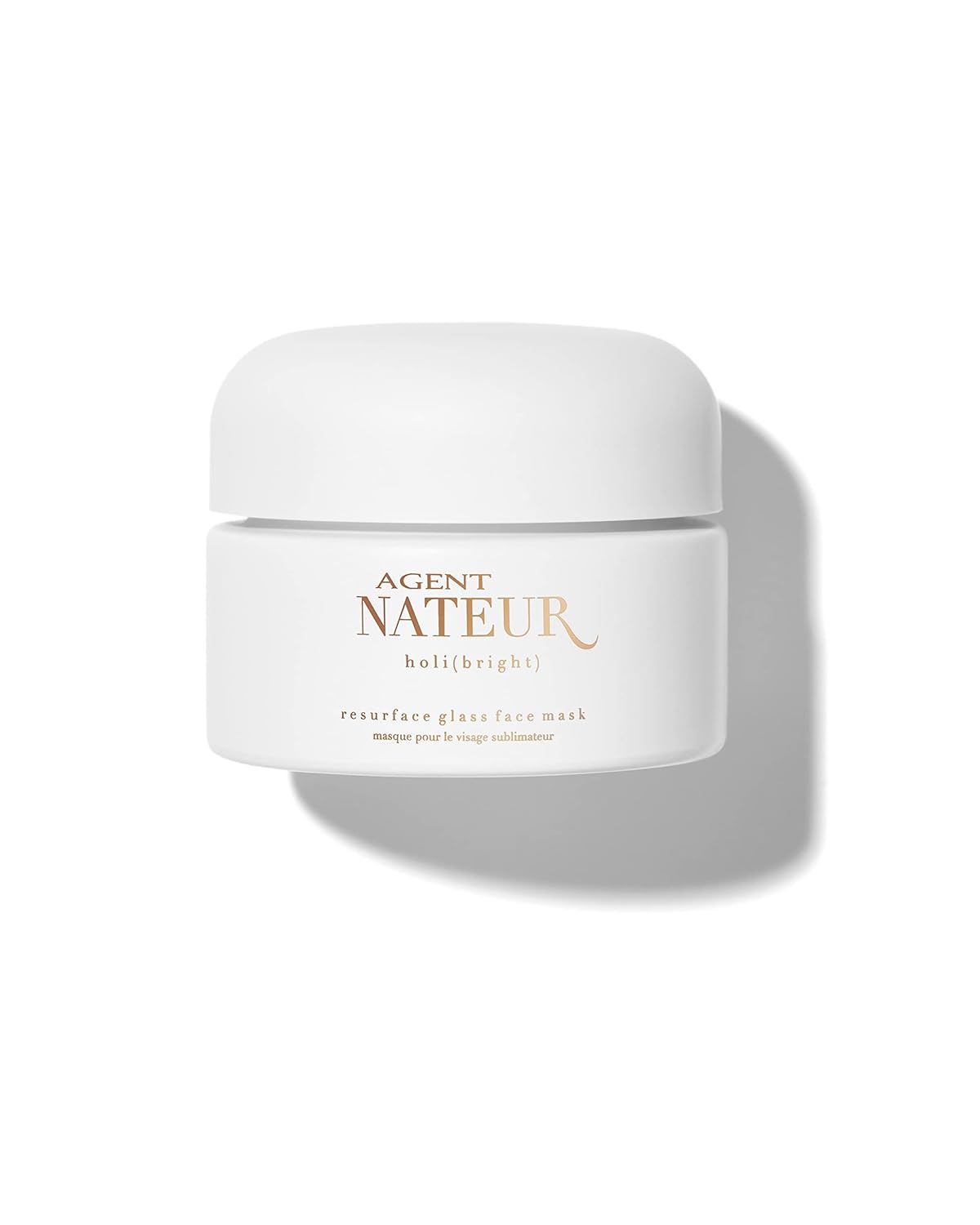 Agent Nateur - Holi (Bright) Natural Resurfacing Glass Face Mask | Vegan, Non-Toxic, Clean Haircare (1 Fl Oz | 30 Ml)