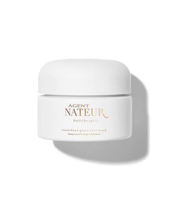 Agent Nateur - Holi (Bright) Natural Resurfacing Glass Face Mask | Vegan, Non-Toxic, Clean Haircare (1 Fl Oz | 30 Ml)