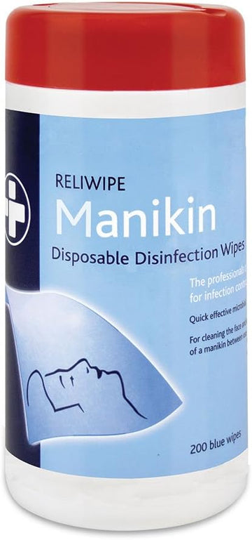Reliance Medical Reliwipe 200 Disposable Manikin Wipes
